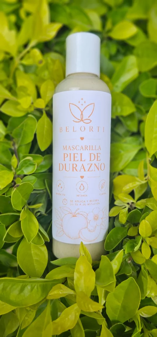 Mascarilla piel de durazno Belorti, 125 ml